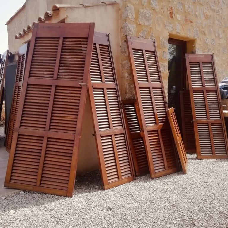 pintura barnizado persianas mallorca